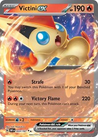 Victini ex English - SV03: Obsidian Flames [Near Mint]