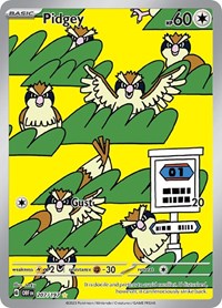 Pidgey - 207/197 (Holofoil) English - SV03: Obsidian Flames [Near Mint]