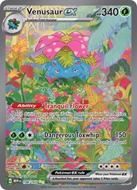 Venusaur ex 198 165 English - SV: Scarlet & Violet 151 [Near Mint]