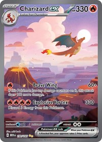 Charizard ex 199 165 English - SV: Scarlet & Violet 151 [Near Mint]