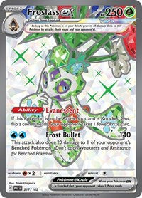 Froslass ex - 217/182 (Holofoil) English - SV04: Paradox Rift [Near Mint]