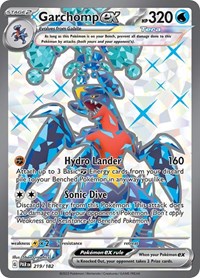 Garchomp ex 219 182 English - SV04: Paradox Rift [Near Mint]