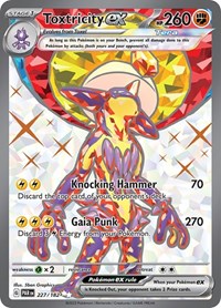 Toxtricity ex - 227/182 (Holofoil) English - SV04: Paradox Rift [Near Mint]