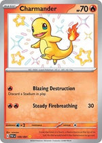 Charmander 109 091 English - SV: Paldean Fates [Near Mint]