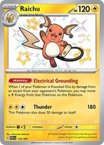 Raichu - 132/091 (Holofoil) English - SV: Paldean Fates [Near Mint]