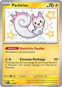 Pachirisu English - SV: Paldean Fates [Near Mint]