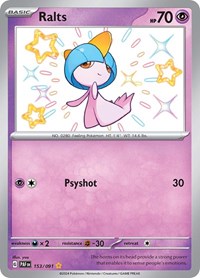 Ralts 153 091 English - SV: Paldean Fates [Near Mint]