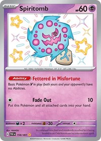 Spiritomb English - SV: Paldean Fates [Near Mint]