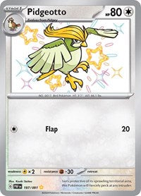Pidgeotto English - SV: Paldean Fates [Near Mint]