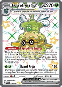 Forretress ex 212 091 English - SV: Paldean Fates [Near Mint]