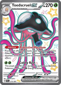 Toedscruel ex - 213/091 (Holofoil) English - SV: Paldean Fates [Near Mint]