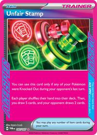 Unfair Stamp English - SV06: Twilight Masquerade [Near Mint]