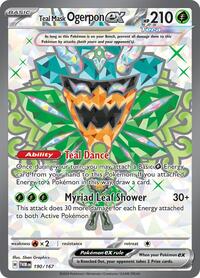 Teal Mask Ogerpon ex 190 167 English - SV06: Twilight Masquerade [Near Mint]