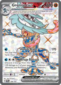 Greninja ex 198 167 English - SV06: Twilight Masquerade [Near Mint]