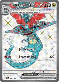 Dragapult ex 200 167 English - SV06: Twilight Masquerade [Near Mint]