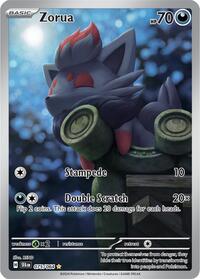 Zorua - 075/064 (Holofoil) English - SV: Shrouded Fable [Near Mint]