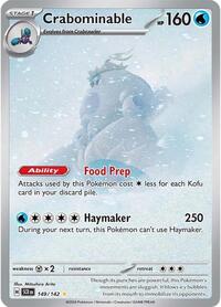Crabominable 149 142 English - SV07: Stellar Crown [Near Mint]
