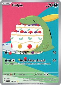 Gulpin 154 142 English - SV07: Stellar Crown [Near Mint]