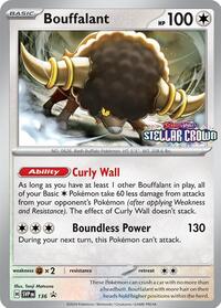 Bouffalant 136 English - SV: Scarlet & Violet Promo Cards [Near Mint]