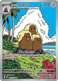 Alolan Dugtrio 208 191 English - SV08: Surging Sparks [Near Mint]