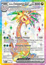 Alolan Exeggutor ex 225 191 English - SV08: Surging Sparks [Near Mint]