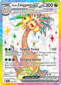 Alolan Exeggutor ex 225 191 English - SV08: Surging Sparks [Near Mint]