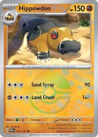 Hippowdon Poke Ball Pattern English - SV: Prismatic Evolutions [Near Mint]