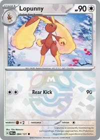 Lopunny Master Ball Pattern English - SV: Prismatic Evolutions [Near Mint]