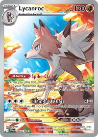 Lycanroc 166 159 English - SV09: Journey Together [Near Mint]