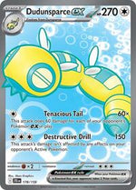 Dudunsparce ex - 178/159 (Holofoil) English - SV09: Journey Together [Near Mint]