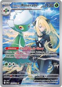 Cynthias Roserade 184 182 English - SV10: Destined Rivals [Near Mint]
