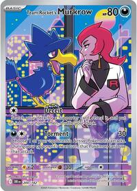 Team Rockets Murkrow 200 182 English - SV10: Destined Rivals [Near Mint]