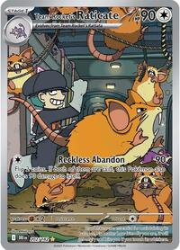 Team Rockets Raticate 202 182 English - SV10: Destined Rivals [Near Mint]