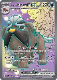 Arvens Mabosstiff ex 218 182 English - SV10: Destined Rivals [Near Mint]