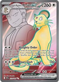 Team Rocket's Persian ex - 219/182 (Holofoil) English - SV10: Destined Rivals [Near Mint]