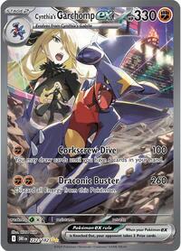 Cynthias Garchomp ex 232 182 English - SV10: Destined Rivals [Near Mint]