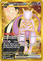 Team Rockets Mewtwo ex 240 182 English - SV10: Destined Rivals [Near Mint]