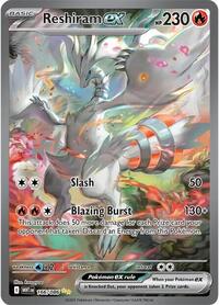 Reshiram ex 166 086 English - SV: White Flare [PSA 10]