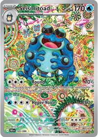 Seismitoad 105 086 English - SV: Black Bolt [Near Mint]