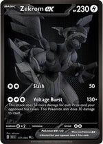 Zekrom ex 172 086 English - SV: Black Bolt [Near Mint]