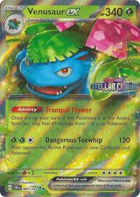 Venusaur ex Stellar Crown Stamp English - Miscellaneous Cards & Products [Near Mint]