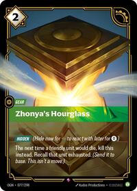 Zhonyas Hourglass English - Origins [Near Mint]