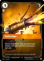 Sabotage English - Origins [Near Mint]