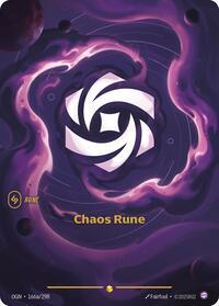 Chaos Rune Alternate Art English - Origins [Near Mint]