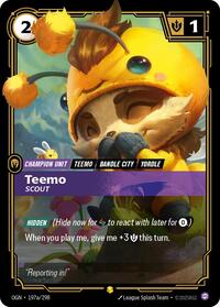 Teemo Scout Alternate Art English - Origins [Near Mint]