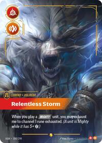 Volibear Relentless Storm Overnumbered English - Origins [Near Mint]