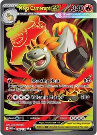 Mega Camerupt ex 156 132 English - ME01: Mega Evolution [Near Mint]