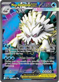 Mega Abomasnow ex 157 132 English - ME01: Mega Evolution [Near Mint]
