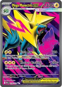 Mega Manectric ex 158 132 English - ME01: Mega Evolution [Near Mint]
