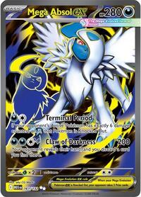 Mega Absol ex 161 132 English - ME01: Mega Evolution [Near Mint]
